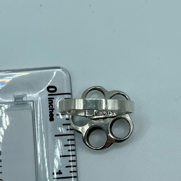 Vintage Retro Sterling Silver 925 Flower Ring - Picture 3 of 11